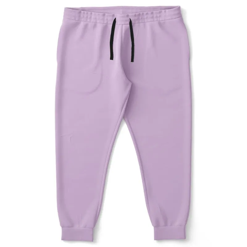 Pale Pastel Purple Joggers | Unisex | with PLUS sizes | Bright Pale Pastel Purple | C15M30Y0K0