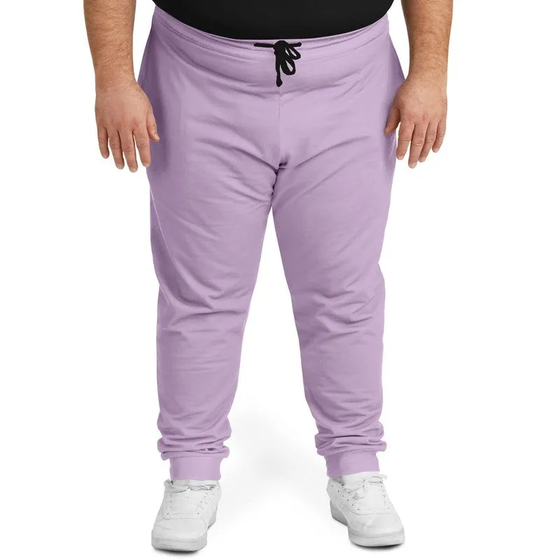 Pale Pastel Purple Joggers | Unisex | with PLUS sizes | Bright Pale Pastel Purple | C15M30Y0K0
