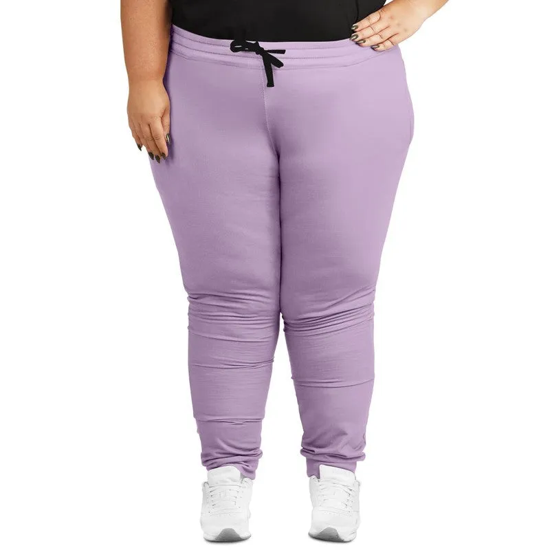 Pale Pastel Purple Joggers | Unisex | with PLUS sizes | Bright Pale Pastel Purple | C15M30Y0K0
