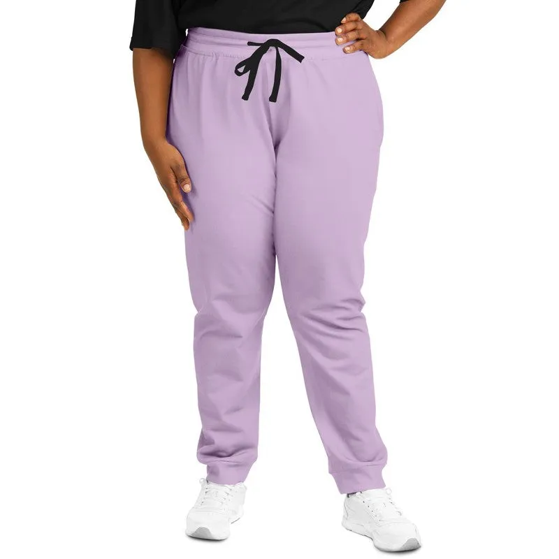 Pale Pastel Purple Joggers | Unisex | with PLUS sizes | Bright Pale Pastel Purple | C15M30Y0K0