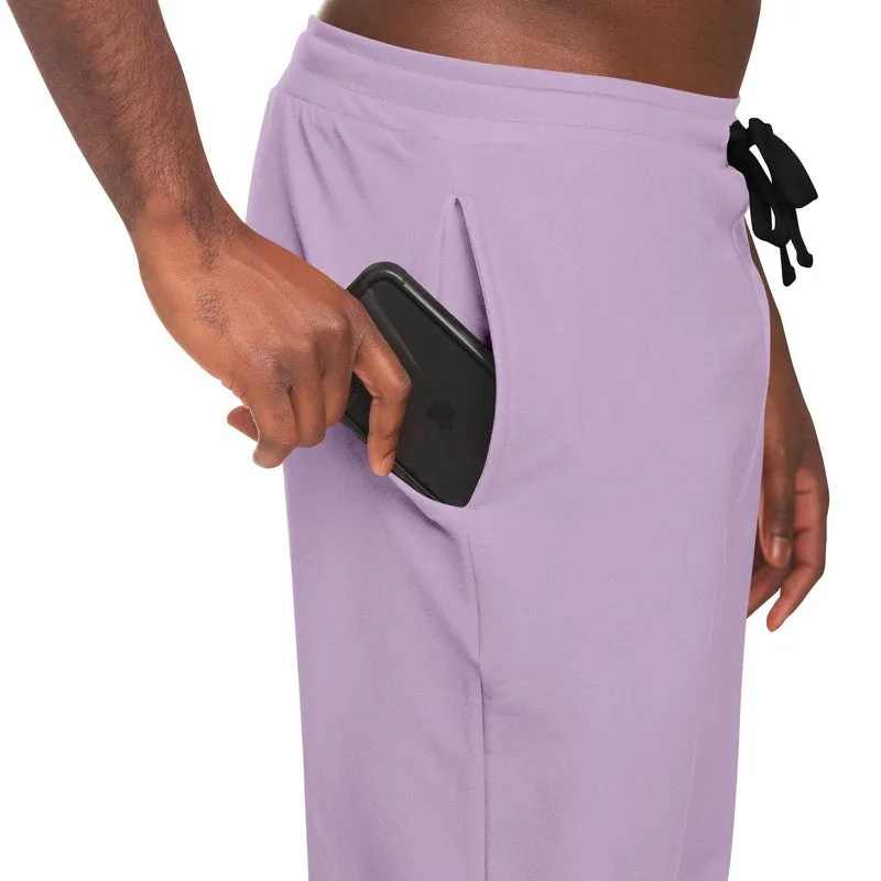 Pale Pastel Purple Joggers | Unisex | with PLUS sizes | Bright Pale Pastel Purple | C15M30Y0K0