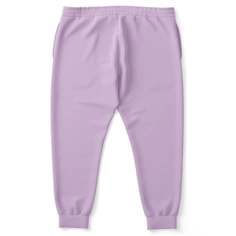 Pale Pastel Purple Joggers | Unisex | with PLUS sizes | Bright Pale Pastel Purple | C15M30Y0K0