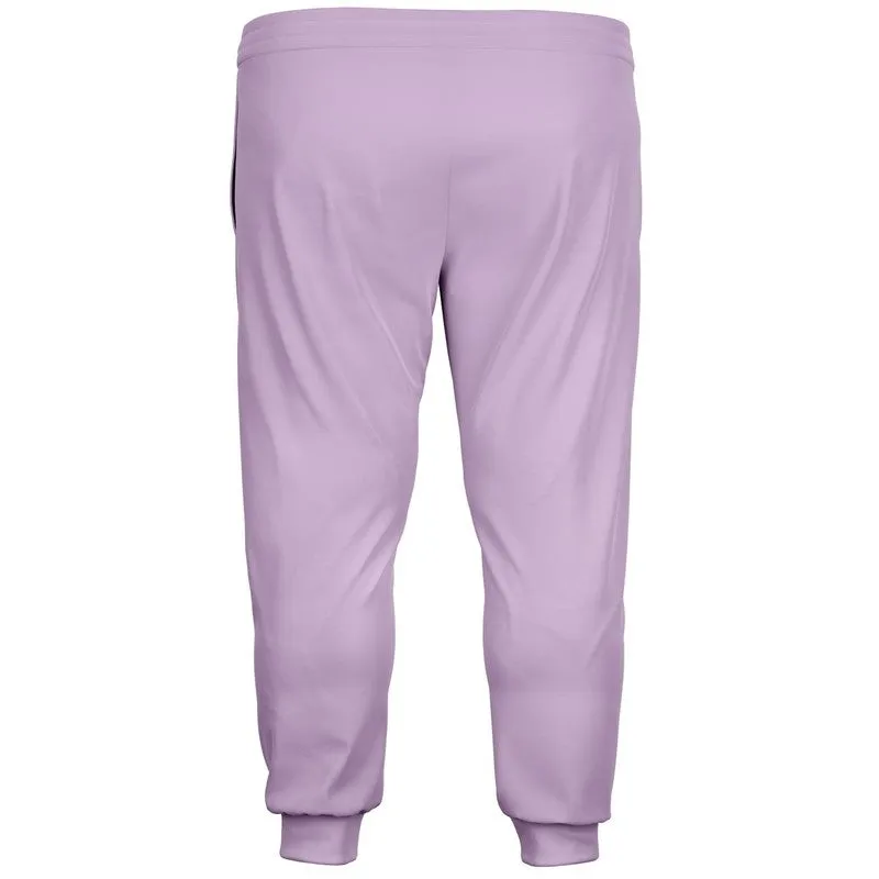 Pale Pastel Purple Joggers | Unisex | with PLUS sizes | Bright Pale Pastel Purple | C15M30Y0K0