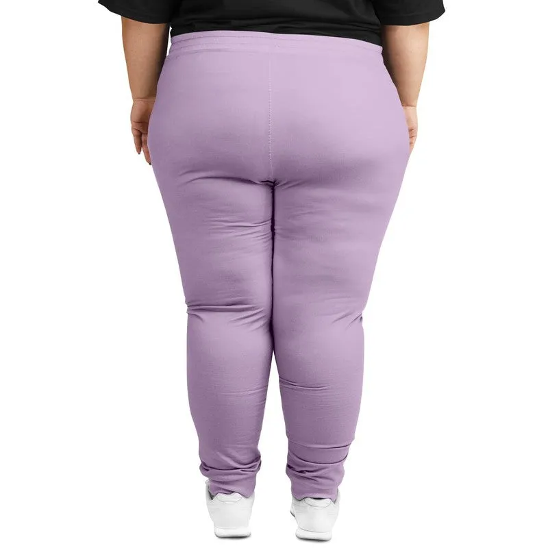 Pale Pastel Purple Joggers | Unisex | with PLUS sizes | Bright Pale Pastel Purple | C15M30Y0K0