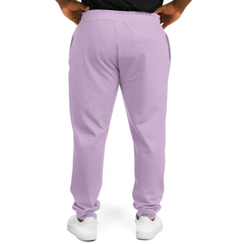 Pale Pastel Purple Joggers | Unisex | with PLUS sizes | Bright Pale Pastel Purple | C15M30Y0K0