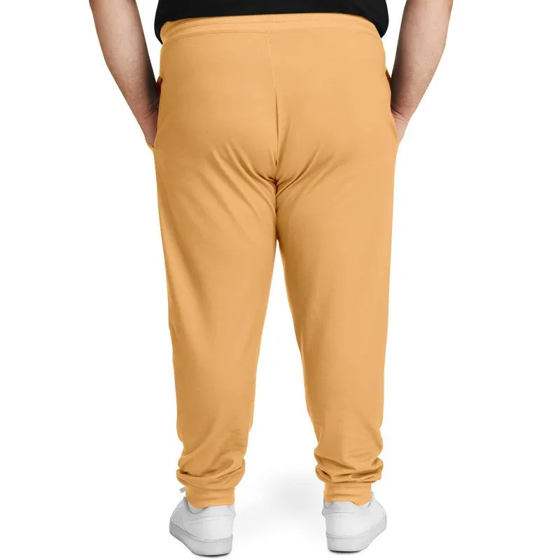 Pastel Orange Joggers | Unisex | with PLUS sizes | Bright Pastel Orange | C0M30Y60K0