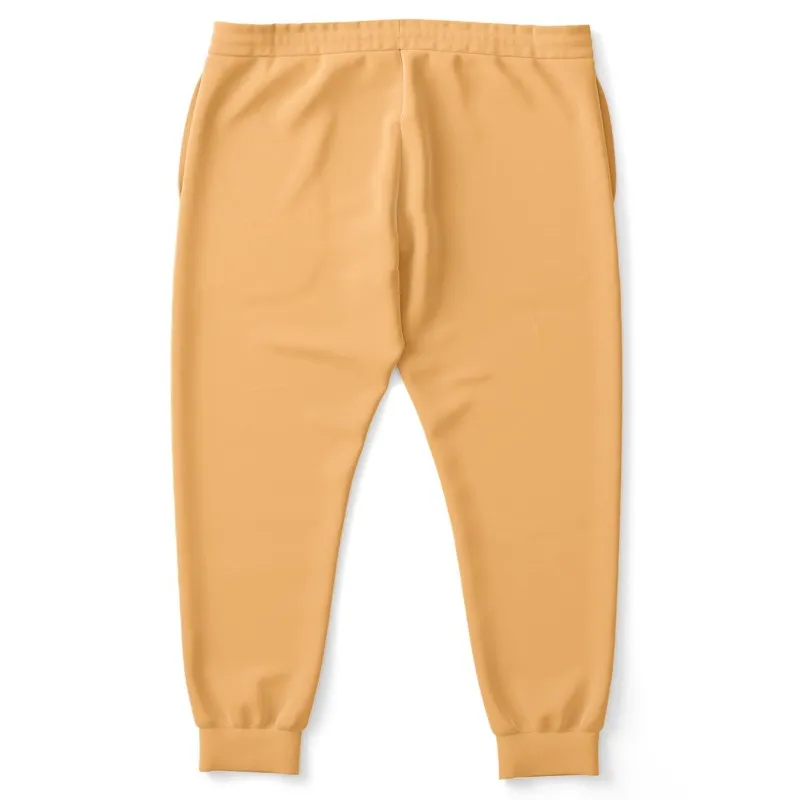 Pastel Orange Joggers | Unisex | with PLUS sizes | Bright Pastel Orange | C0M30Y60K0
