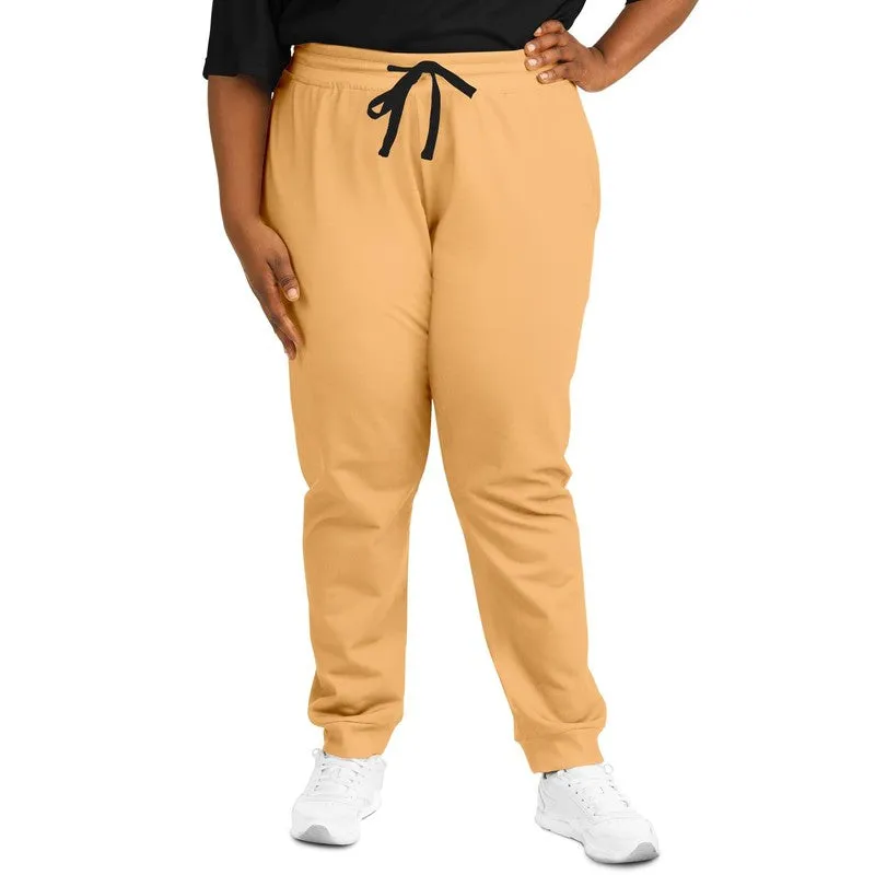 Pastel Orange Joggers | Unisex | with PLUS sizes | Bright Pastel Orange | C0M30Y60K0