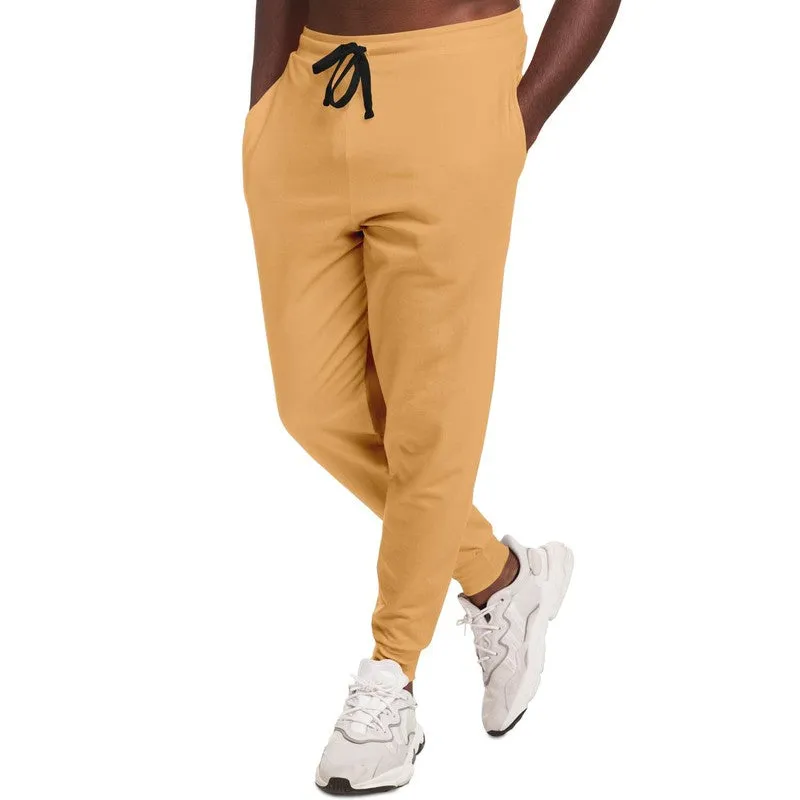 Pastel Orange Joggers | Unisex | with PLUS sizes | Bright Pastel Orange | C0M30Y60K0