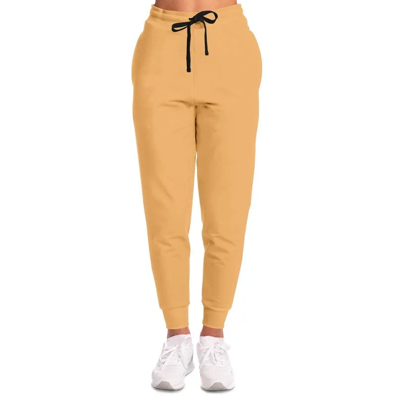 Pastel Orange Joggers | Unisex | with PLUS sizes | Bright Pastel Orange | C0M30Y60K0