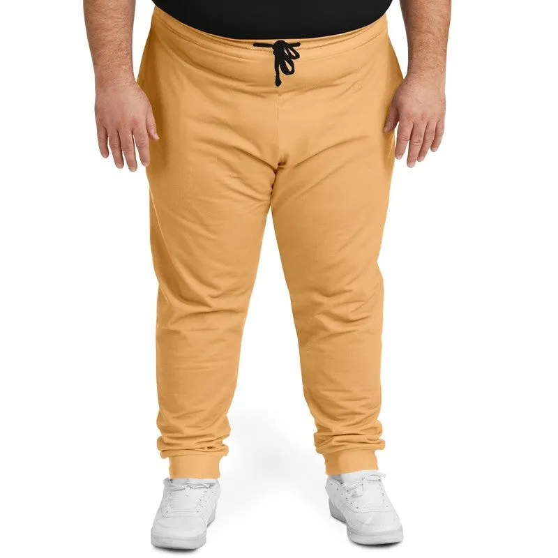 Pastel Orange Joggers | Unisex | with PLUS sizes | Bright Pastel Orange | C0M30Y60K0
