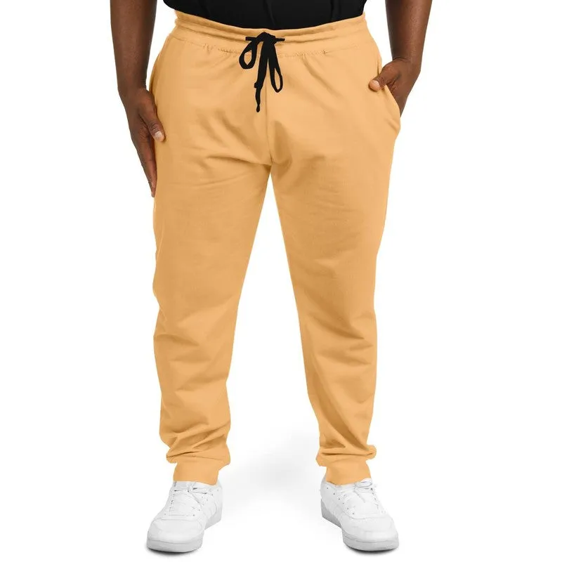 Pastel Orange Joggers | Unisex | with PLUS sizes | Bright Pastel Orange | C0M30Y60K0