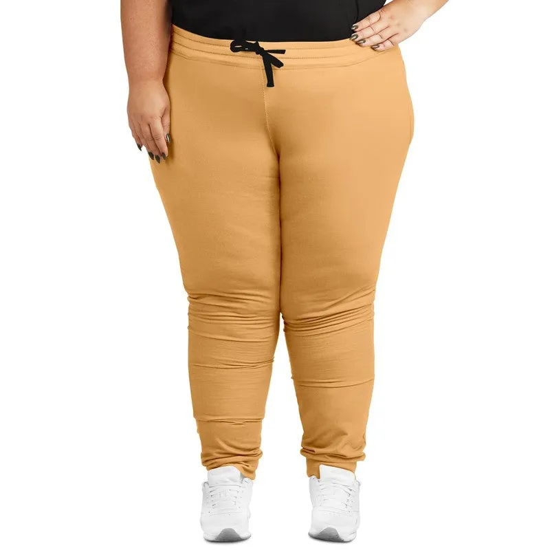 Pastel Orange Joggers | Unisex | with PLUS sizes | Bright Pastel Orange | C0M30Y60K0