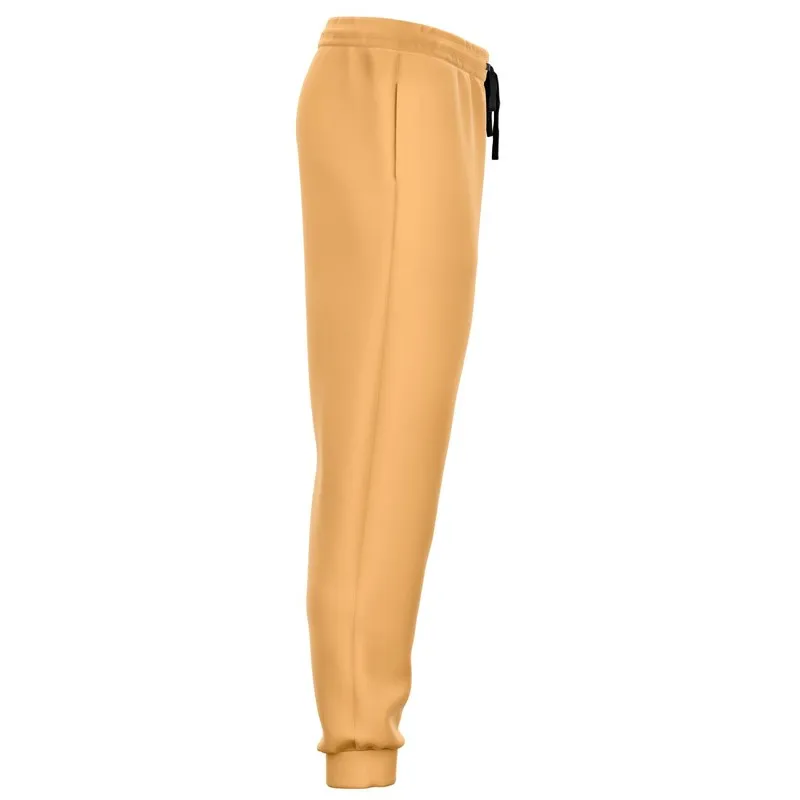 Pastel Orange Joggers | Unisex | with PLUS sizes | Bright Pastel Orange | C0M30Y60K0