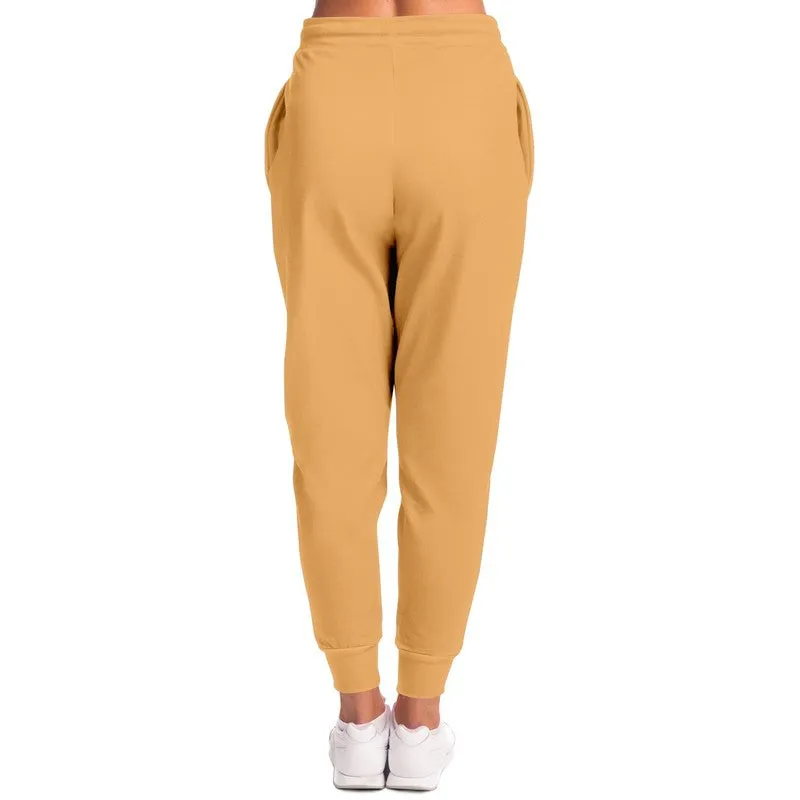Pastel Orange Joggers | Unisex | with PLUS sizes | Bright Pastel Orange | C0M30Y60K0