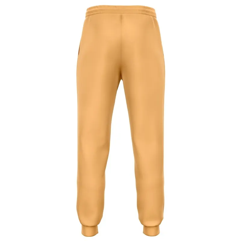 Pastel Orange Joggers | Unisex | with PLUS sizes | Bright Pastel Orange | C0M30Y60K0
