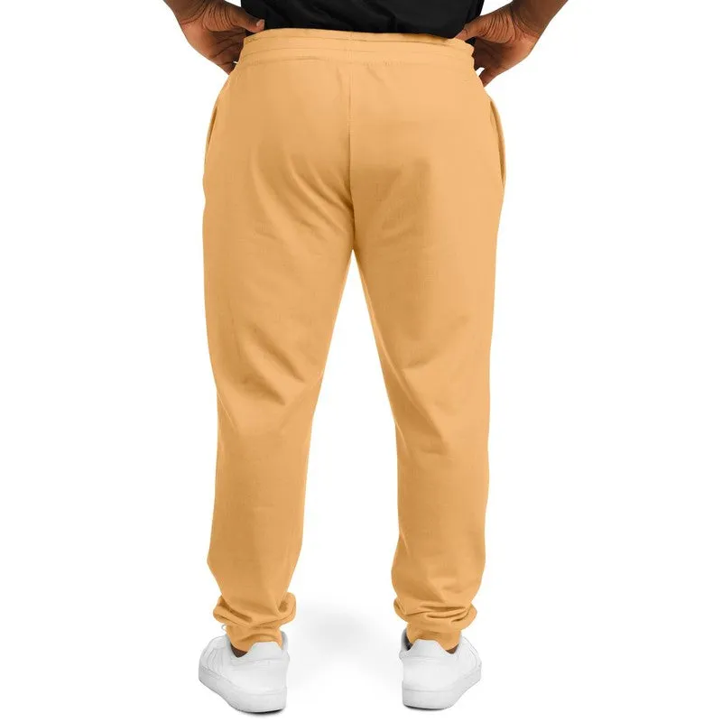 Pastel Orange Joggers | Unisex | with PLUS sizes | Bright Pastel Orange | C0M30Y60K0