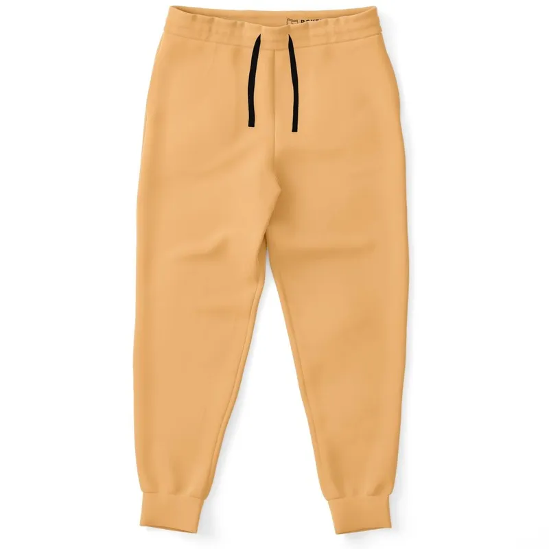 Pastel Orange Joggers | Unisex | with PLUS sizes | Bright Pastel Orange | C0M30Y60K0