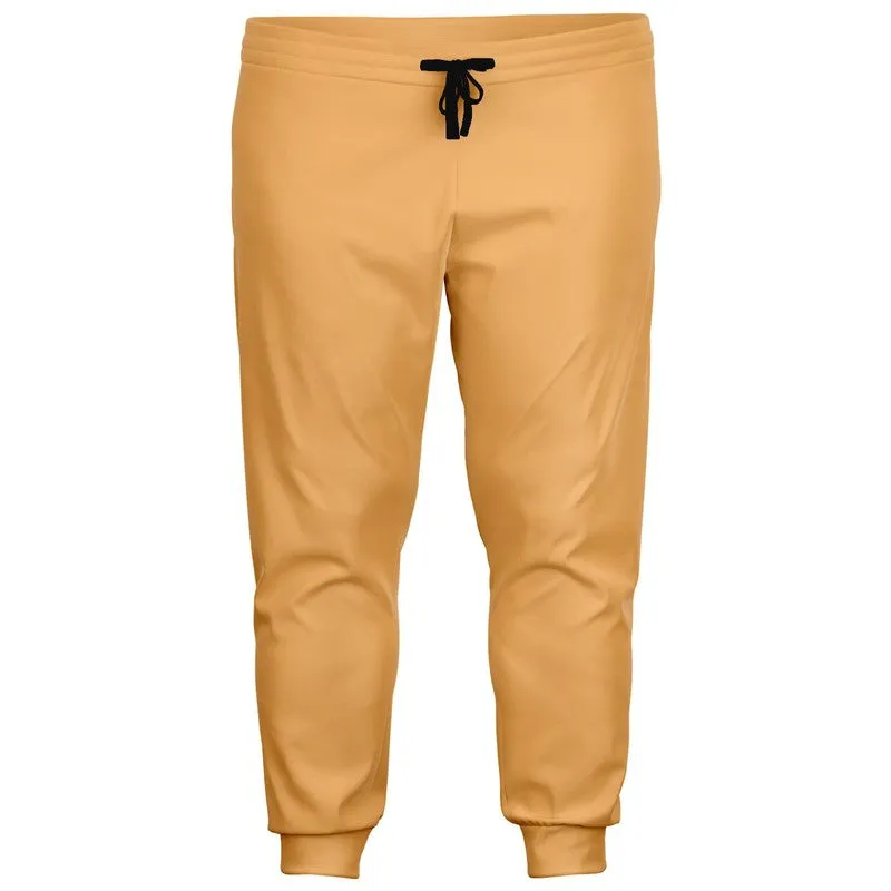 Pastel Orange Joggers | Unisex | with PLUS sizes | Bright Pastel Orange | C0M30Y60K0