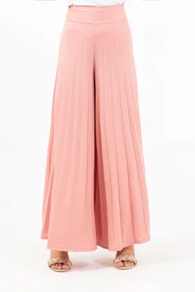 Pleated Pants Pink