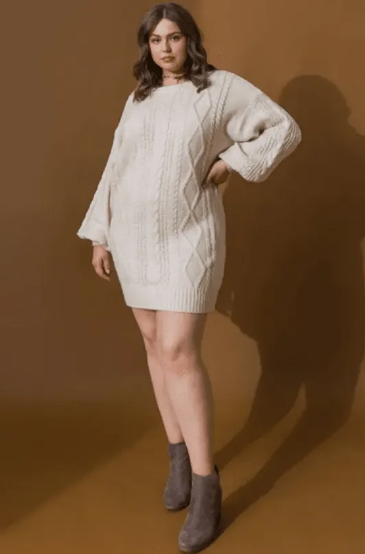 Plus Size Sweater Dress
