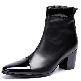 Pointed Zip Mens Boots