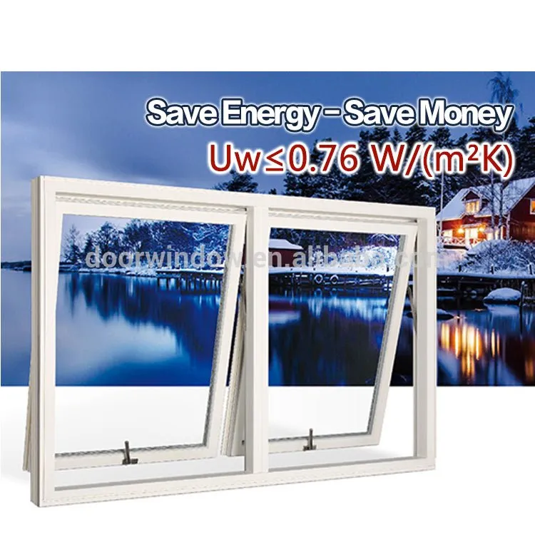 Professional factory made in china awning window lowe insulating glass top hung low-e tempered