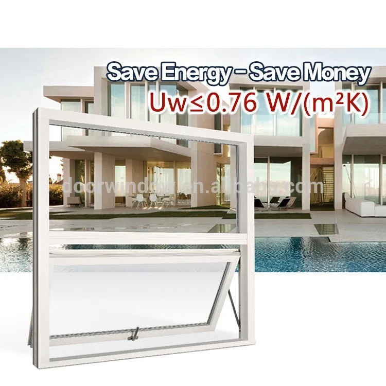 Professional factory made in china awning window lowe insulating glass top hung low-e tempered