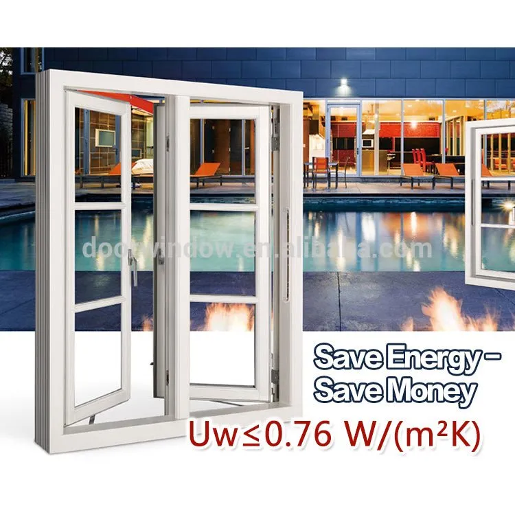 Professional factory made in china awning window lowe insulating glass top hung low-e tempered