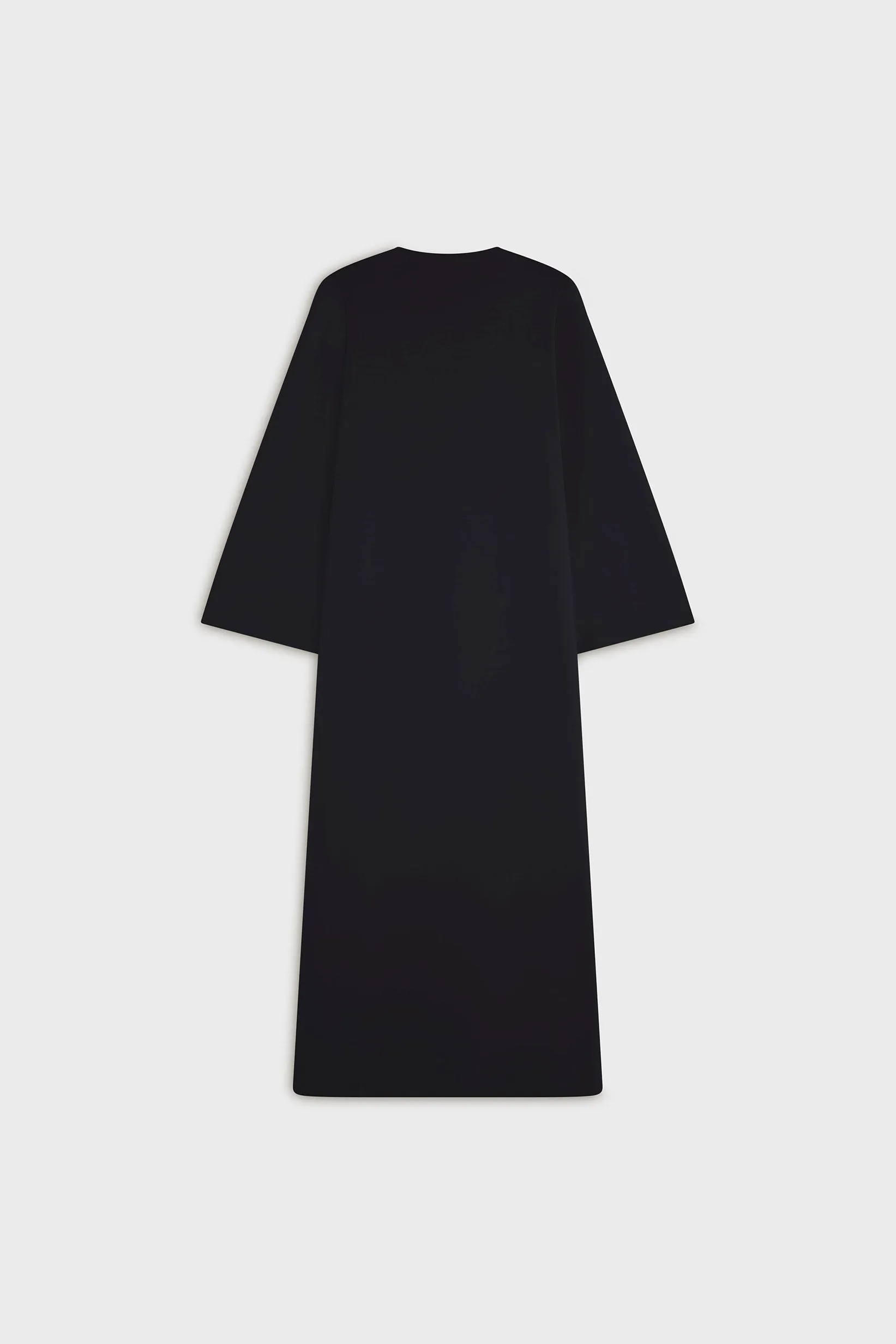 Rayon Jersey Dress | Black