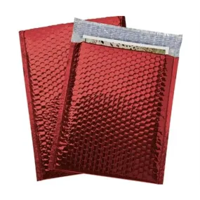 Red	 Metallic Color Bubble Mailer - 	9 X 11.5	 - 	100	/CS