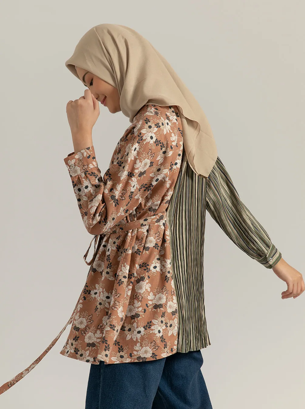 REEVE BREASTFEEDING TOP CORAL FOREST