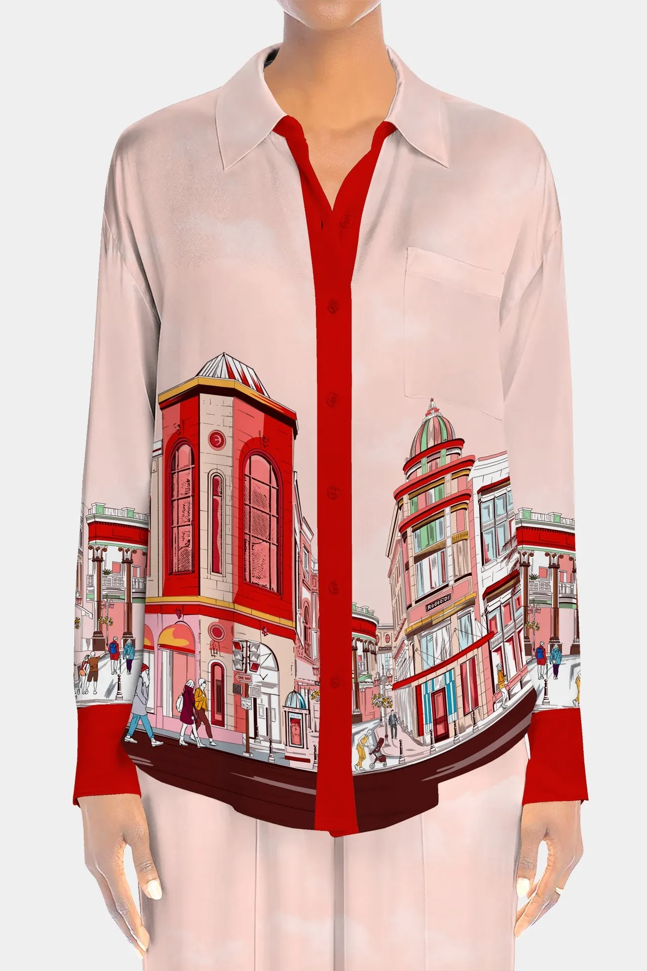 Rodeo Drive Print Full Sleeves Shirt