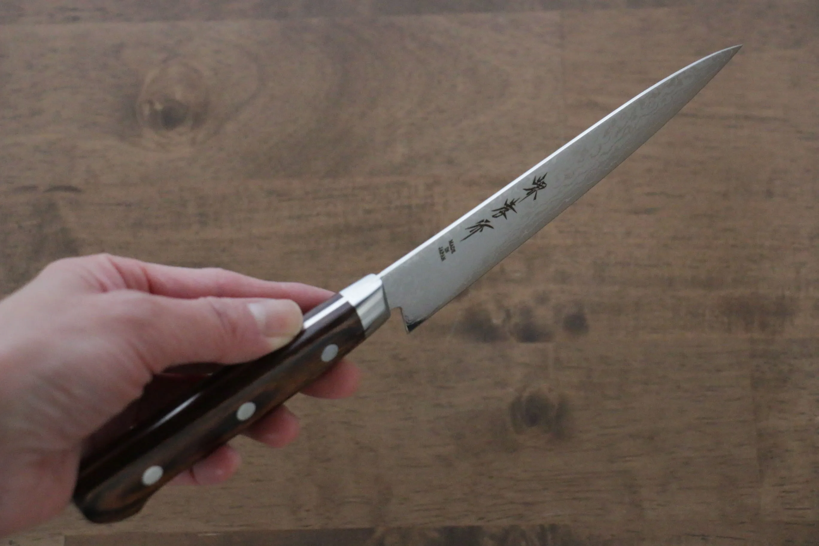 Sakai Takayuki VG10 17 Layer Damascus Mirrored Finish Petty-Utility 135mm