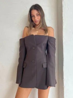Sandrine Tailored Mini Dress - Size 2