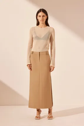 SHONA JOY | IRENA SIDE SPLIT MAXI SKIRT