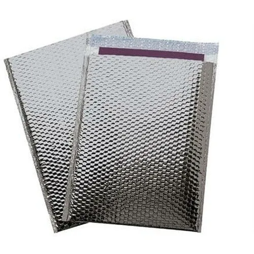 Silver	 Metallic Color Bubble Mailer - 	13 x 17.5	 - 	100	/CS