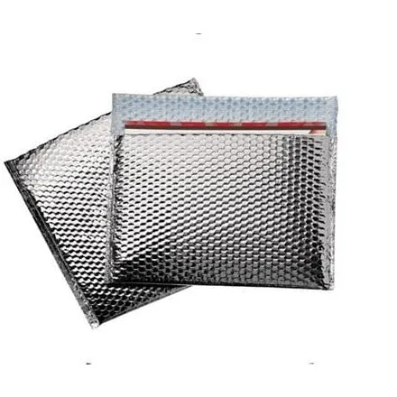 Silver	 Metallic Color Bubble Mailer - 	13.75 X 11	 - 	50	/CS