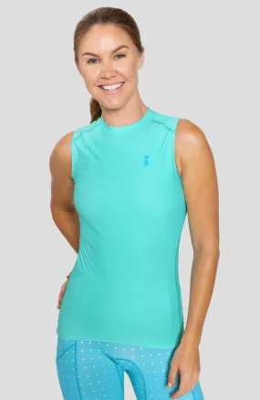 Sleeveless Base Layer in Fjord