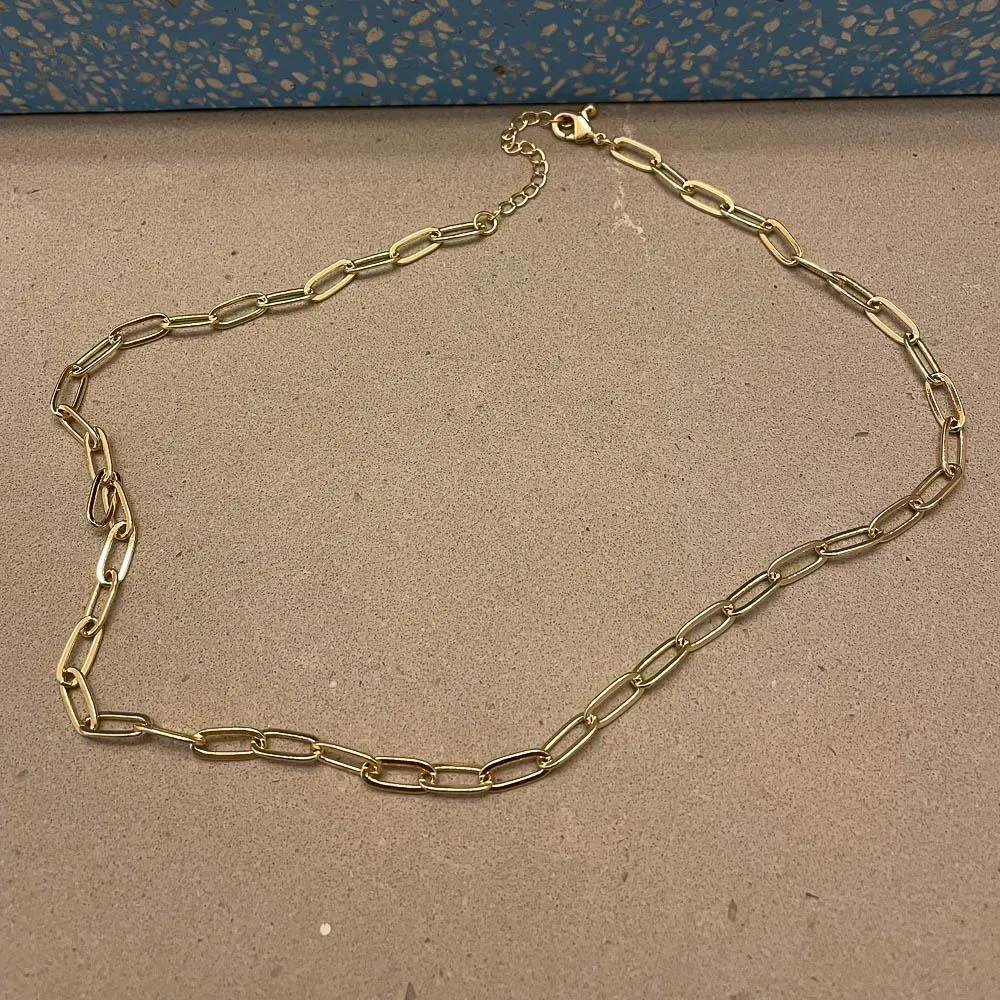 Small Paperclip Necklace