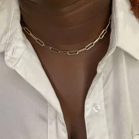 Small Paperclip Necklace