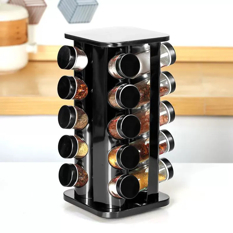 Stainless Steel Multi-Layer Rotary Kitchen Storage Rack
