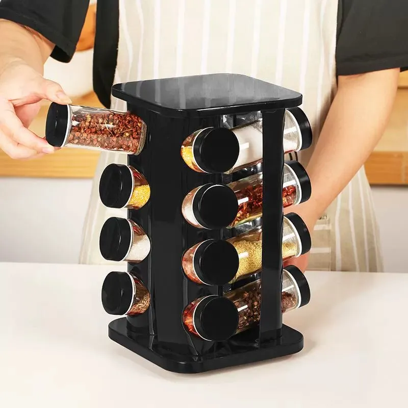 Stainless Steel Multi-Layer Rotary Kitchen Storage Rack