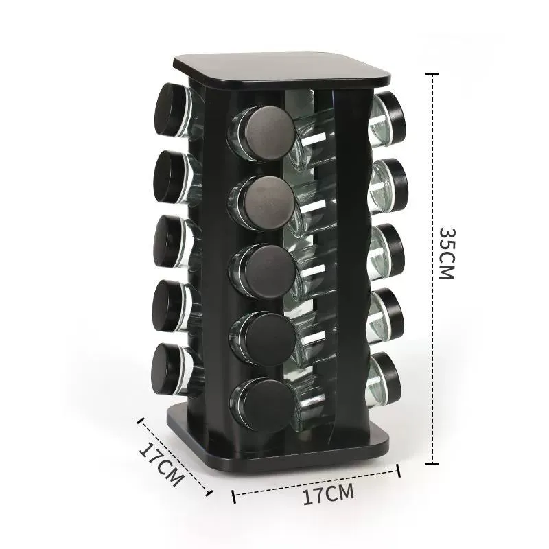 Stainless Steel Multi-Layer Rotary Kitchen Storage Rack