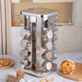 Stainless Steel Multi-Layer Rotary Kitchen Storage Rack