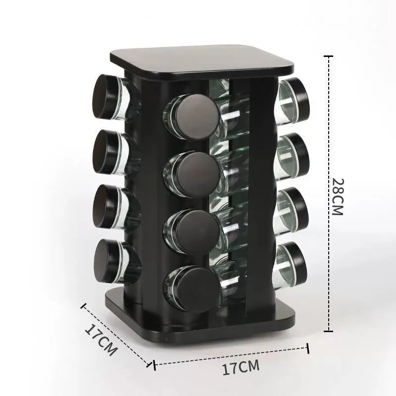 Stainless Steel Multi-Layer Rotary Kitchen Storage Rack