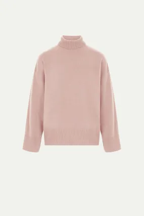 SUEDE cashmere sweater