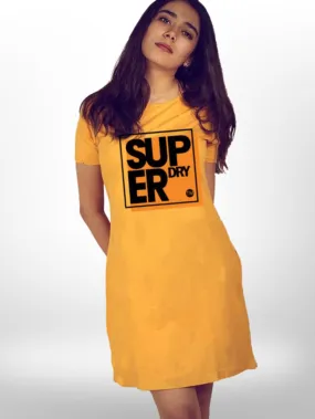 Super Dry All Printed  Long T-shirt For Women's