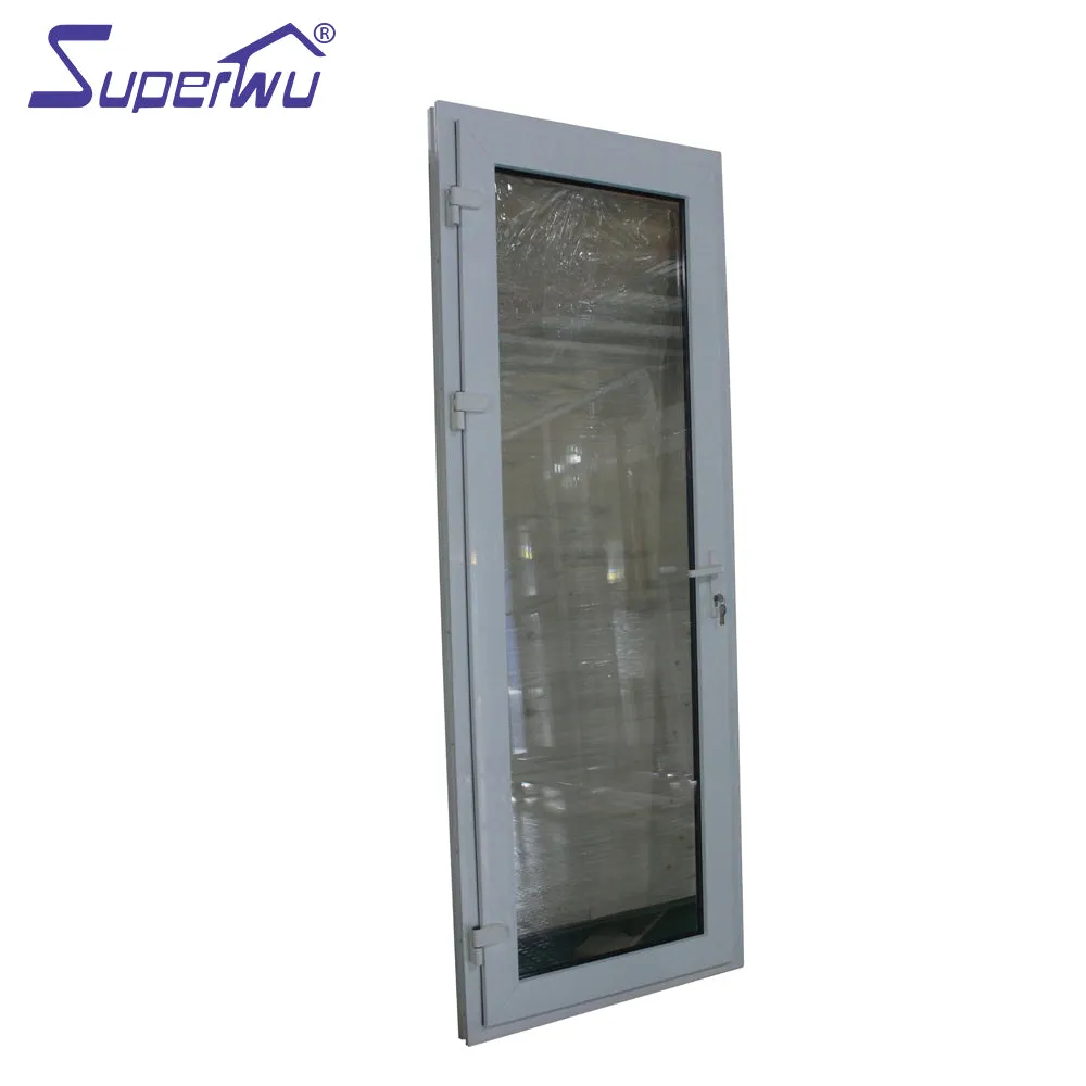 Superwu Hurrican proof double glass insulating glass aluminium casement door