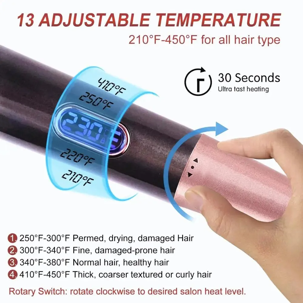 TEEK - 2 in 1 Twist Hair Straightening Curling Iron